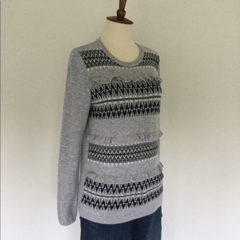 Talbots Fair Isle Lambswool Seater Size SP